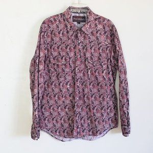 Rock & Roll Cowboy Mens Pearl Snap Western Shirt L